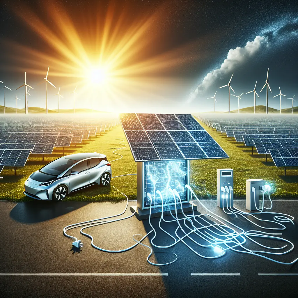 Representation of Explorando el papel de Tesla en el avance de la integración de la energía solar con los vehículos eléctricos